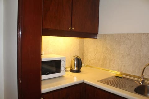 Executive Double Room, 2 Bedrooms, Kitchenette | Private kitchenette | Fridge, microwave, cookware/dishes/utensils