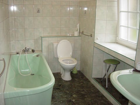 Family Room | Bathroom | Shower, free toiletries, towels