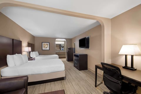 Standard Room, 2 Queen Beds, Non Smoking, Refrigerator & Microwave (with Sofabed) | In-room safe, iron/ironing board, free WiFi, bed sheets