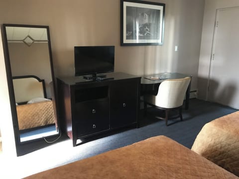 Deluxe Room, 2 Queen Beds | 1 bedroom, desk, laptop workspace, blackout drapes