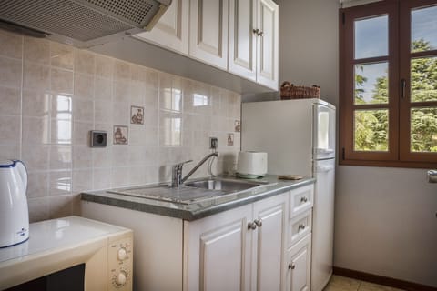 Executive Suite (No 6) | Private kitchenette | Full-size fridge, microwave, oven, stovetop