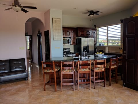 Family House, Multiple Beds, Non Smoking | Private kitchen | Fridge, microwave, oven, stovetop