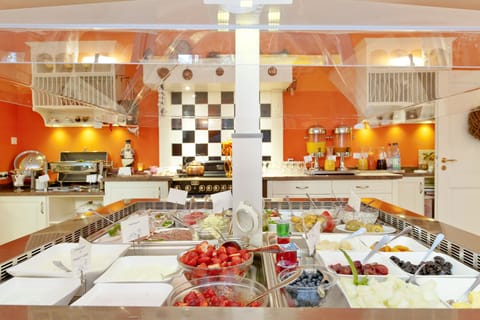 Daily buffet breakfast (EUR 18 per person)