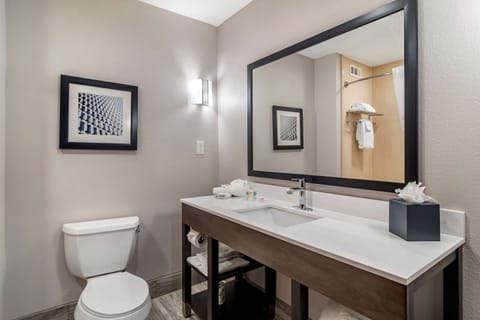 Suite, Multiple Beds, Non Smoking | Bathroom | Free toiletries, hair dryer, towels