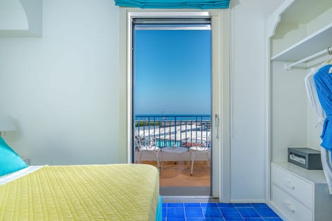 Standard Double Room, 1 Double Bed, Sea View | Frette Italian sheets, premium bedding, minibar, in-room safe