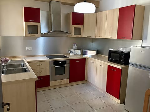 Superior Apartment, 2 Bedrooms | Private kitchen | Fridge, electric kettle, freezer