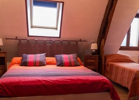 Quadruple Room (Crin d'or) | Individually decorated, individually furnished, free WiFi, bed sheets