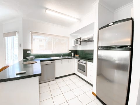 2 Bed/2 Bath Balcony | Private kitchen | Fridge, microwave, oven, stovetop