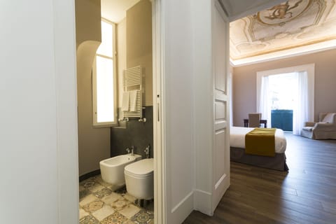 Superior Double or Twin Room | Bathroom | Designer toiletries, hair dryer, slippers, bidet