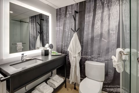 Loft Suite, Balcony | Bathroom | Eco-friendly toiletries, hair dryer, towels, soap