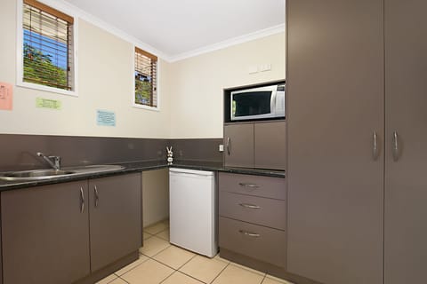 Double Room | Private kitchenette | Full-size fridge, microwave, electric kettle, toaster