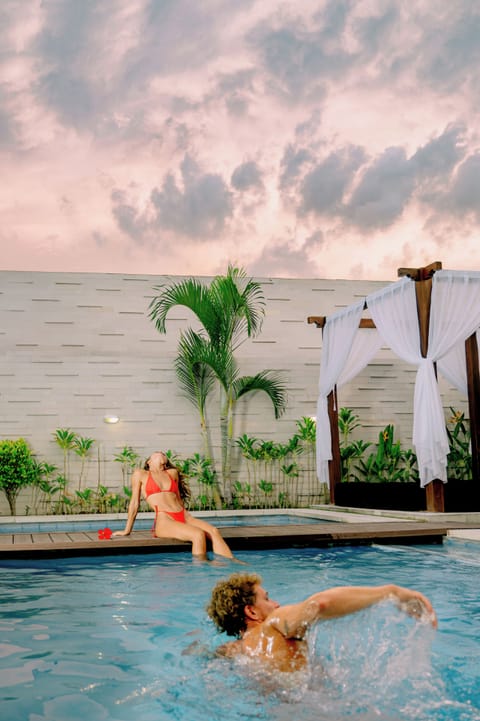 Indoor pool, outdoor pool