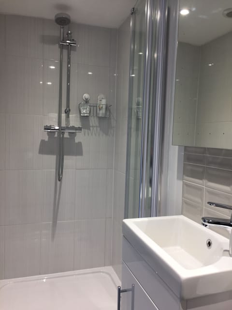 Deluxe Double Room (Room 6) | Bathroom | Shower, free toiletries, hair dryer, towels