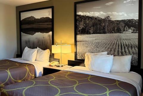 Standard Room, 2 Queen Beds | Desk, laptop workspace, blackout drapes, free cribs/infant beds