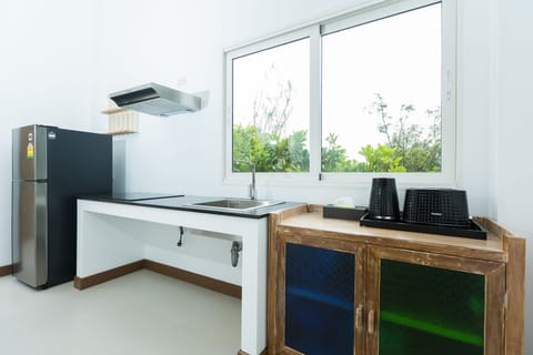 Hilltop Pool Villa 2 | Private kitchenette | Mini-fridge, coffee/tea maker, electric kettle