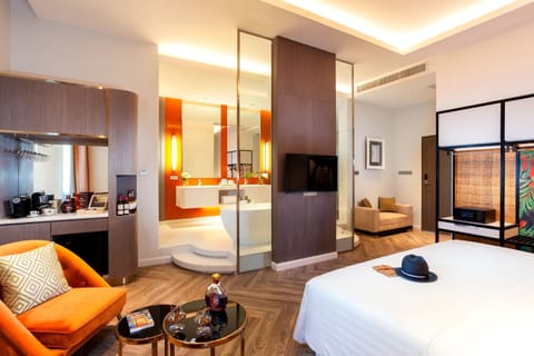 Grand Double Room | Premium bedding, minibar, in-room safe, individually decorated