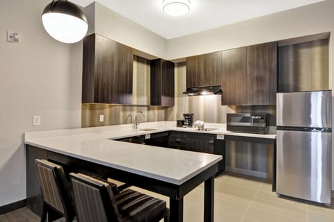 Suite, 1 Bedroom (Mobility Accessible, Tub) | Private kitchen | Full-size fridge, microwave, stovetop, dishwasher