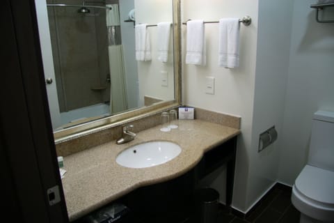 Luxury Room, 2 Queen Beds | Bathroom | Combined shower/tub, free toiletries, hair dryer, towels