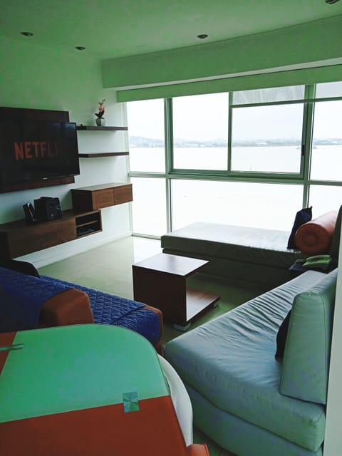 Premium Suite, 1 Bedroom, Ensuite, Ground Floor | Living area | 43-inch flat-screen TV with digital channels, TV, Netflix