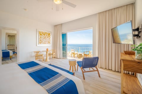 One Bedroom Ocean Balcony | In-room safe, individually decorated, individually furnished, desk