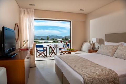 Classic Room, Partial Sea View | 1 bedroom, hypo-allergenic bedding, minibar, in-room safe