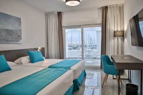 Premium Double Room, Terrace, Harbor View | Minibar, in-room safe, desk, free WiFi