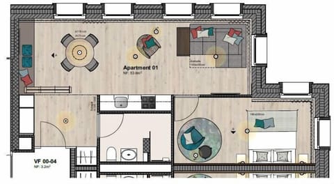 Junior Apartment | Floor plan