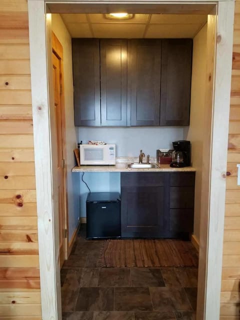 Cabin (The Friends/Family Suite) | Private kitchen | Fridge, microwave, coffee/tea maker, toaster