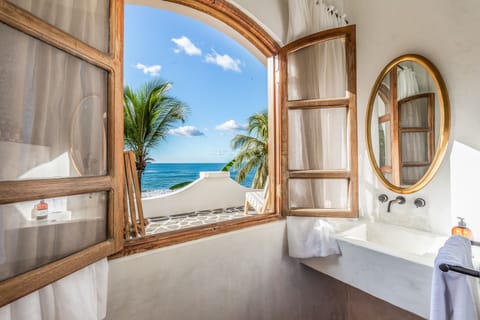 Beachfront Family Rooms with Sea View | View from room