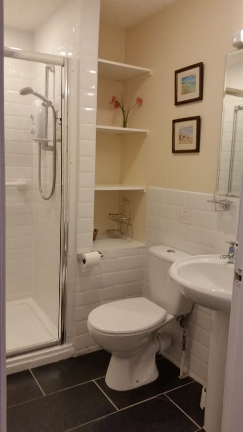 Standard Room, 2 Twin Beds | Bathroom | Shower, hair dryer, towels