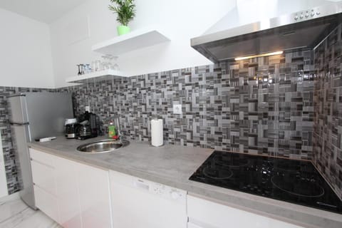 Apartment, 2 Bedrooms | Private kitchen | Fridge, microwave, stovetop, dishwasher