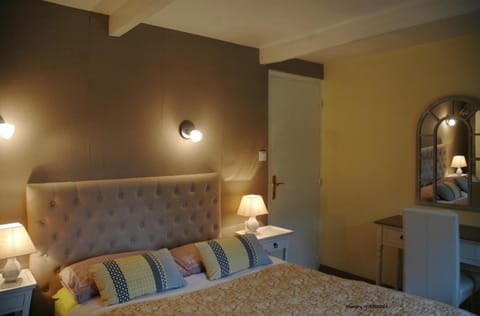 Individually decorated, desk, blackout drapes, iron/ironing board