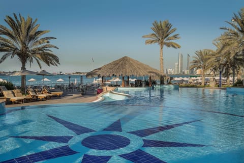 3 outdoor pools, open 8:00 AM to 7:00 PM, pool umbrellas, sun loungers