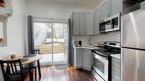 Drexel Duplex Private Yard and Deck garden | Private kitchen | Fridge, microwave, oven, stovetop