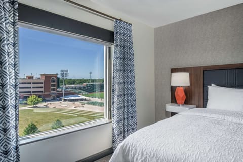 Suite, 1 King Bed, Refrigerator & Microwave (Wet bar, Ballpark View) | In-room safe, desk, iron/ironing board, cribs/infant beds