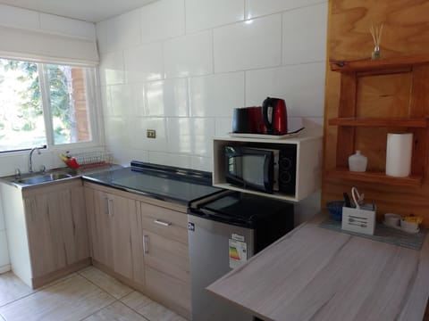 City Double Room | Private kitchen | Mini-fridge, microwave, electric kettle, toaster