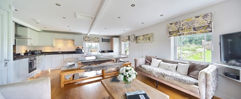 House, 6 Bedrooms (The Old Milking Parlour) | Living area | Flat-screen TV, DVD player