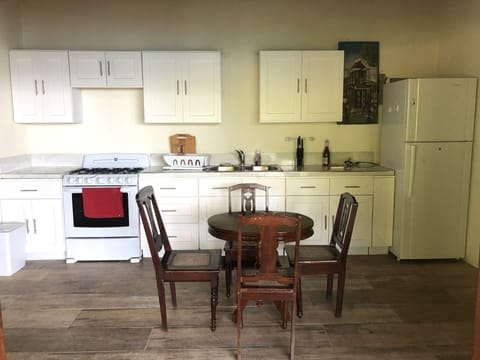 Deluxe Villa, 2 Bedrooms | Private kitchen | Full-size fridge, oven, stovetop, cookware/dishes/utensils