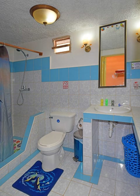 Deluxe Double Room, Multiple Beds, Non Smoking, Courtyard View | Bathroom | Shower, rainfall showerhead, free toiletries, hair dryer