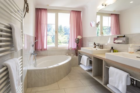 Free toiletries, hair dryer, bathrobes, slippers