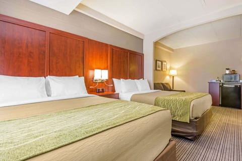 Suite (2 Queen Beds, Sofa Bed) | Desk, blackout drapes, iron/ironing board, free WiFi