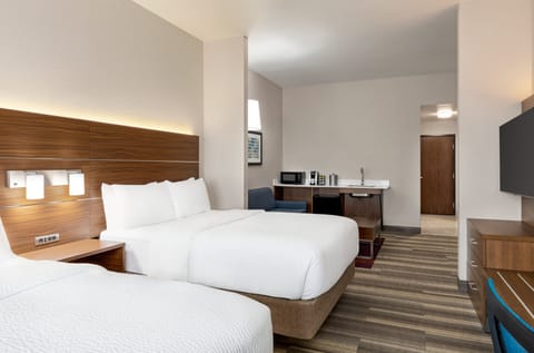 Suite, 2 Queen Beds, Accessible (Communications, Accessible Tub) | In-room safe, desk, laptop workspace, blackout drapes