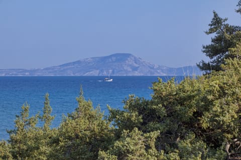 Beach nearby, sun loungers, beach umbrellas, beach towels