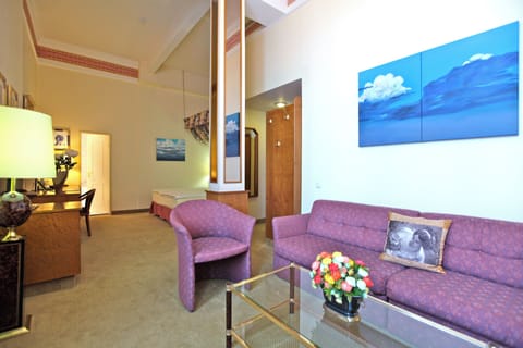 Lobby sitting area