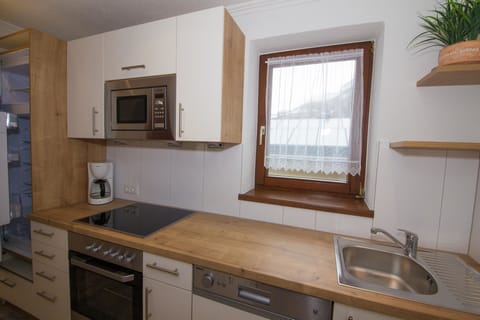 Apartment (Typ C) | Private kitchen | Fridge, microwave, oven, stovetop