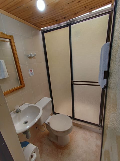 Double Room, 1 Double Bed, Non Smoking | Bathroom | Shower, rainfall showerhead, towels