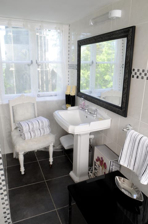 Deluxe Suite | Bathroom | Free toiletries, hair dryer, bathrobes, towels