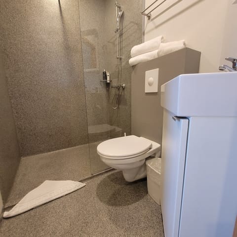 Classic Double or Twin Room, Private Bathroom | Bathroom | Shower, hair dryer, towels