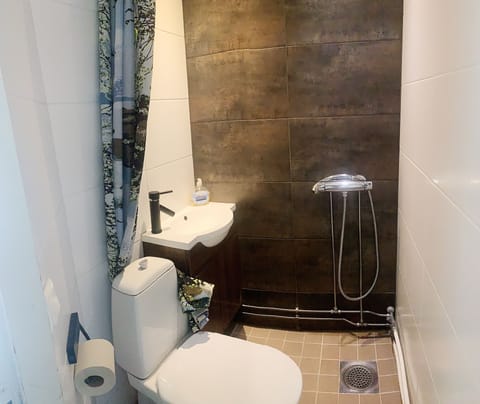 Standard Double or Twin Room | Bathroom | Shower, hair dryer, towels