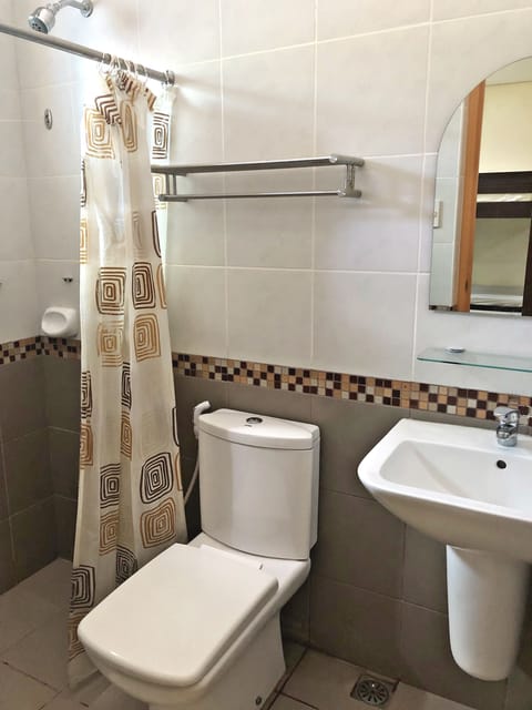 Dormitory | Bathroom | Shower, hair dryer, bidet, towels